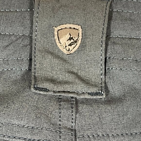 KUHL Women's FreeFlex Roll-Up Pants Blue Rainstorm, Size 6 - Picture 3 of 11